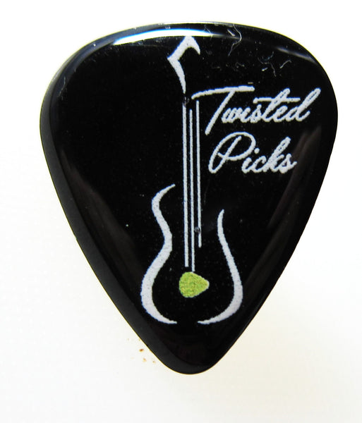 Twisted Picks Guitar Pick Hat Pin Lapel Pin Tie Pin Sash Pin Jacket Pin