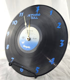 Jethro Tull "Bursting Out" Vinyl Record Clock - Recycled from damaged album