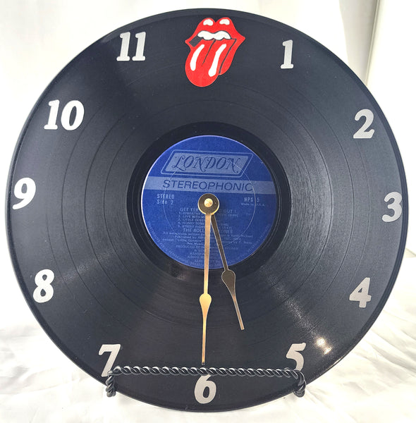 The Rolling Stones "Get Your Ya Yas Out" Vinyl record clock - Made from trashed record