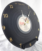John Cougar Mellencamp "Scarecrow" Vinyl Record Clock - Recycled from trashed album