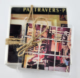 Pat Travers "Putting it Straight"  Coaster Set - 9 tiles covered with the REAL jacket from the album