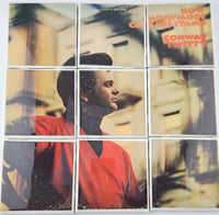 Conway Twitty "How Much More Can She Stand" Coaster Set - 9 tiles covered with the REAL jacket that was trashed.