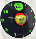 The Beatles "1962-1966" Vinyl Record Clock - Recycled from trashed album.