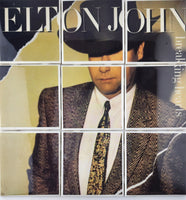 Elton John "Breaking Hearts" Coaster Set - 9 tiles covered with the REAL jacket from the album