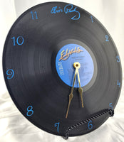 Elvis Presley "Elvis in Concert" Vinyl record clock made from real vinyl record