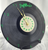 Genesis "Duke" Vinyl Record Clock Hand painted