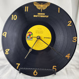 Iron Butterfly "Metamorphosis" Vinyl Record Clock - Recycled from damaged album