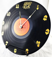 Johnny Cash "A Thing Called Love" Vinyl Record Clock - Recycled from damaged album