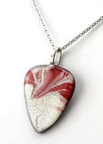 OSU inspired One of a Kind guitar Pick pendant