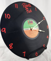 Roberta Flack "Quiet Fire" Vinyl Record Clock - Recycled from damaged album
