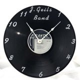 J. Geils Band Vinyl Record Clock - Recycled from damaged album