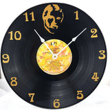 Kenny Rodgers Vinyl Record Clock - Recycled from damaged album