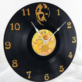 Kenny Rodgers Vinyl Record Clock - Recycled from damaged album