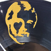 Kenny Rodgers Vinyl Record Clock - Recycled from damaged album