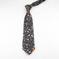 Music Inspired Skinny Tie - Guitar necktie for any music lover.