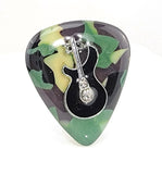 Guitar Pick Pin for your hat, Lapel, Tie, T-Shirt, Purse or anywhere you want to stick it.