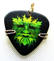 Green Man Guitar Pick - Guitar Pick Jewelry
