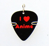 I Love Anime Guitar Pick - Guitar Pick Jewelry