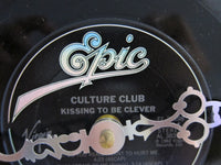 Boy George/ Culture Club Vinyl Record Clock - Recycled from damaged album