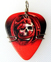 Dragon and skull - Guitar Pick Jewelry