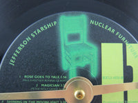 Jefferson Starship Nuclear Furniture Vinyl Record Clock