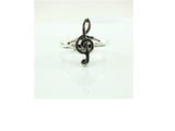 Treble Clef Ring for that music lover in your life.  .925 Sterling Silver