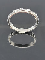 Sterling silver Music Score Ring