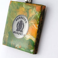 Dropkick Murphy's Recycled Vinyl Record Sleeve necklace  - Made from Ceramic Tiles and pieces of the REAL album sleeve.