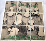 Celtic vinyl record coaster set - The Silver Bow - Shetland Folk Fiddling