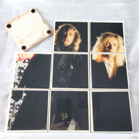 Cheap Trick Tile Coaster Set of 9 Tiles made from a REAL Vinyl Record Inside Jacket - NOT A REPRINT