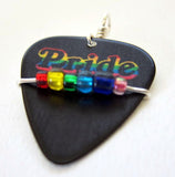 Gay Pride Guitar Pick / Show your Pride / Eat a Rainbow / Gay Pride Jewelry / Rainbow Pride / LGBTQ Pride / Rainbow Music / Gary Jewelry