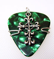 Christian/ Celtic  Cross Guitar Pick Pendant