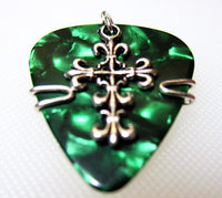 Christian/ Celtic  Cross Guitar Pick Pendant