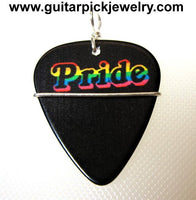 LGBT Pride Guitar Pick Pendant