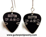 Guitar Pick Earrings - Led Zeppelin Guitar Pick Earrings