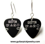 Guitar Pick Earrings - Led Zeppelin Guitar Pick Earrings