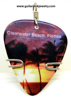 Clearwater Beach Guitar Pick Necklace