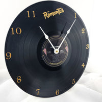 The Romantics Vinyl Record Clock - Recycled from damaged album